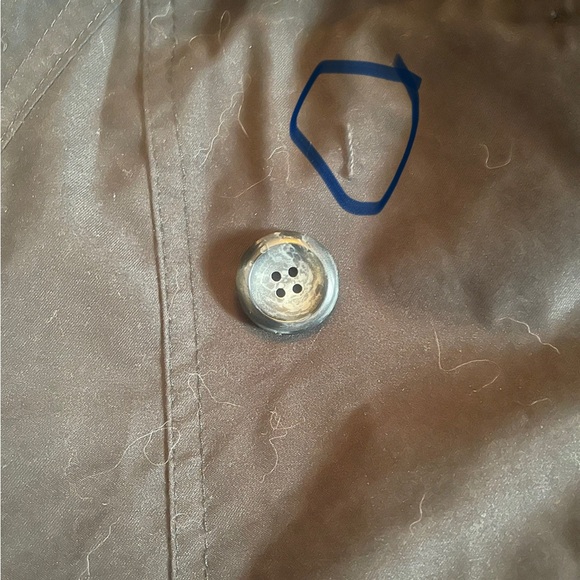 Vintage Nuage Black Light Weight Trench Coat Size 6 - Picture 9 of 13